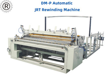 linha de produção do lenço de papel 15KW, máquina grande do rebobinamento do tecido do rolo do toalete JRT com sistema de Simen