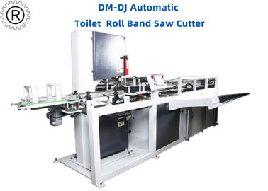 qualidade  11Kw Toilet Paper Roll Band Saw Cutter  /  Automatic Cutting Machine fábrica
