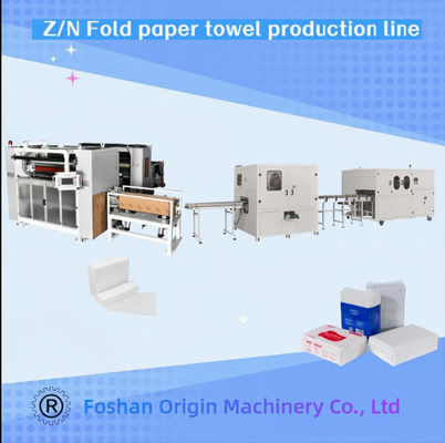 Z/N Fold Hand Towel Machine with Glue Lamination Kitchen Towel Rewinder