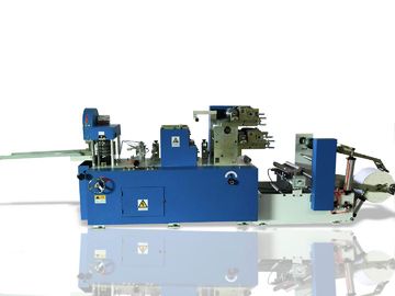 Cocktail Napkin Folding Machine 1/4 Folded Steel To Paper Embossing With Color Printing