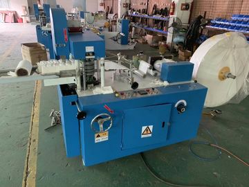 Cocktail Napkin Folding Machine 1/4 Folded Steel To Paper Embossing With Color Printing