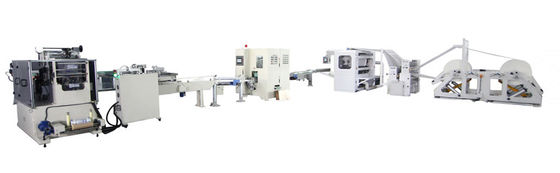 15/17gsm*2ply Facial Tissue Production Line with Lamination System and Steel To Rubber Embossing