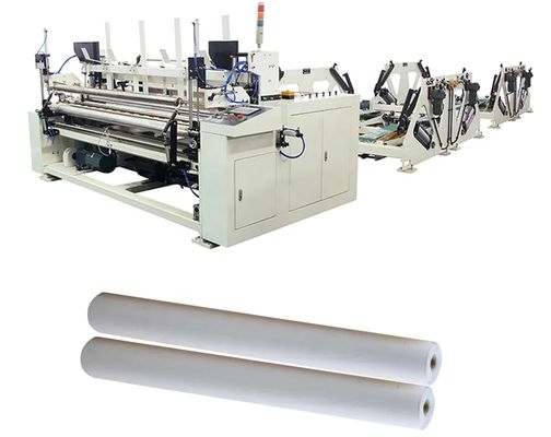 Unidade de Laminação com Cola para Papel Higiênico / Cozinha com Rebobinadeira Touch Screen