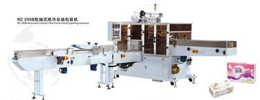Máquina totalmente automático da fatura de lenço de papel, máquina de embalagem macia do guardanapo de papel de filme plástico
