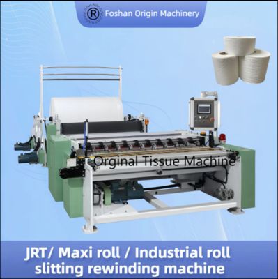Máquina de Rebobinagem de Rolo Maxi / Rolo de Papel Higiênico 200-300 Metros / Velocidade Min