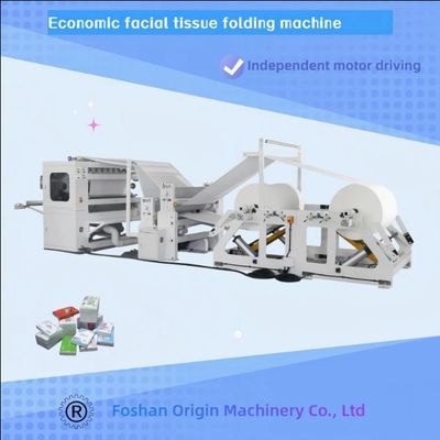 Máquina de Fabricação de Papel Tissue Facial V Fold Serra de Corte para Log Linha de Produção Semi Automática
