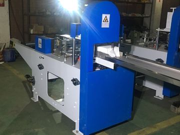 Linha da máquina dois da produção do guardanapo de tabela com o separador automático 1/4 do empilhador dobrado