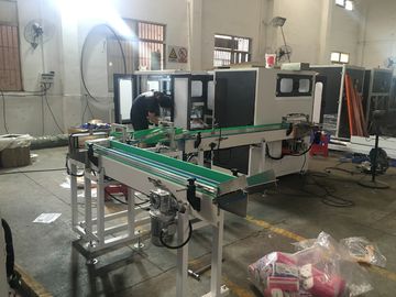 Controles faciais embalados de Simen da dobra da máquina de embalagem V do pacote da velocidade rápida