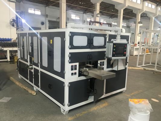 Linha de produção de embalagem ensaque/selagem do papel higiênico do pacote da pressão negativa