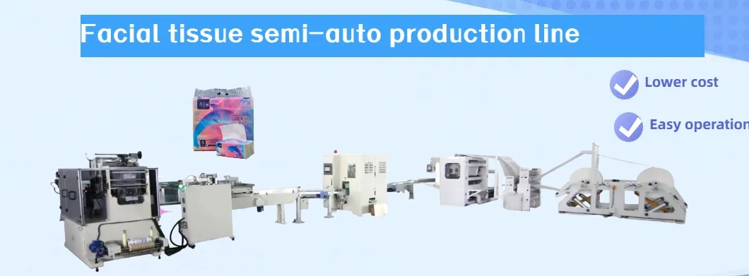 Máquina de Fabricação de Papel Tissue Facial V Fold Serra de Corte para Log Linha de Produção Semi Automática 0