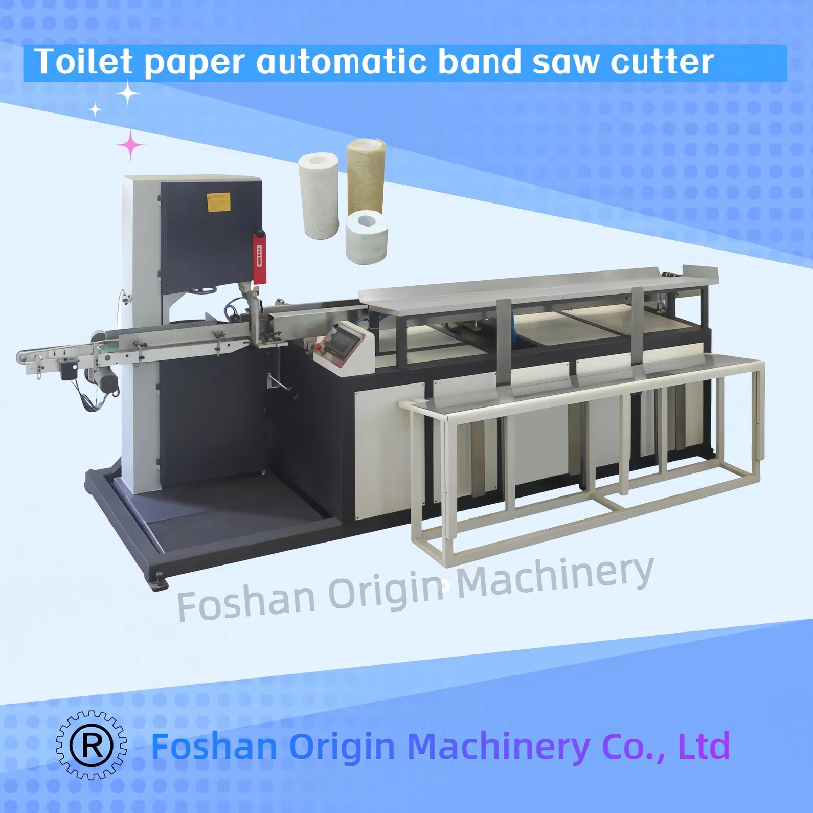 Máquina de Linha de Produção de Papel Higiênico, Papel de Cozinha, Rolo Maxi, Tecido Múltiplo, Rebobinagem, Corte e Embalagem 6