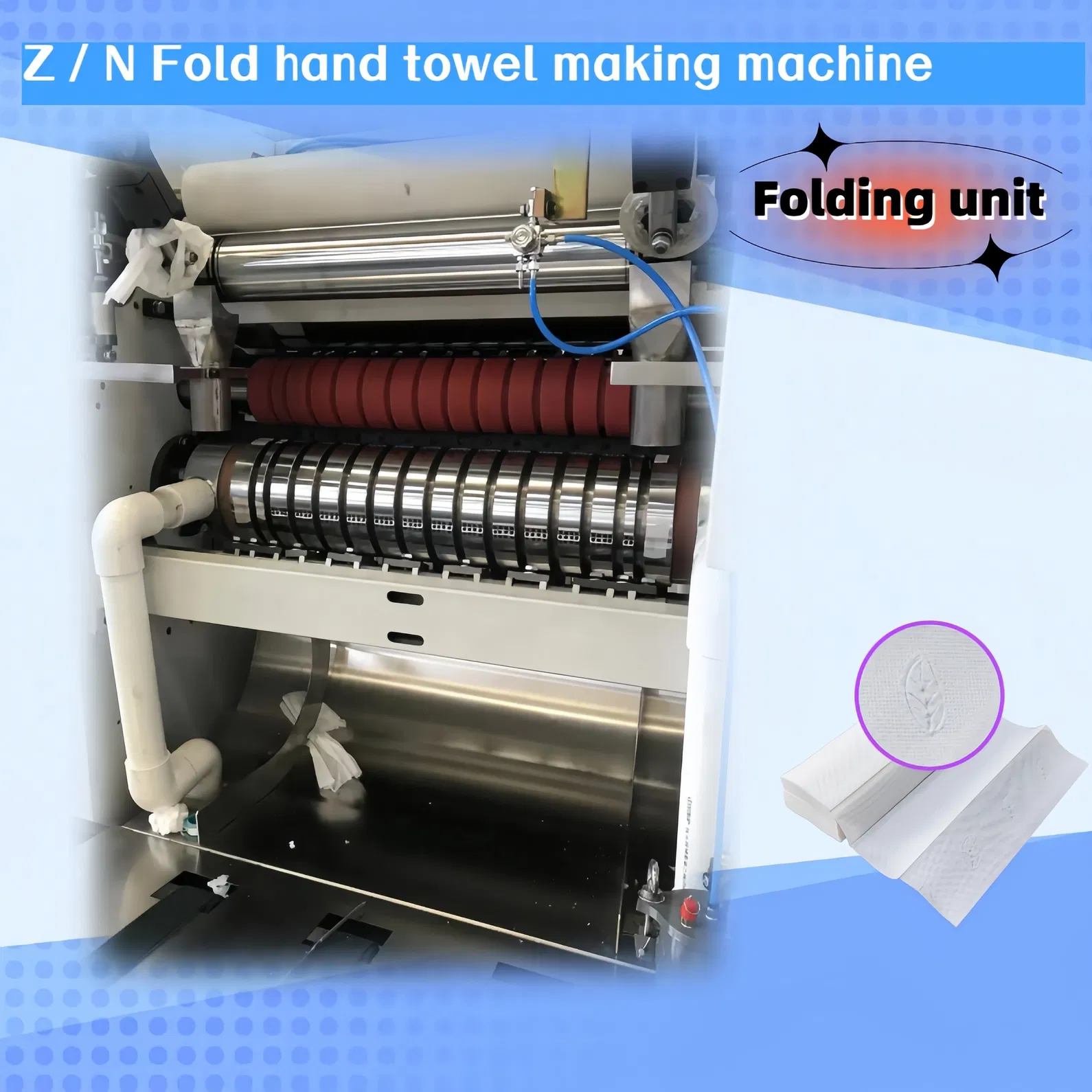Máquina de Papel Toalha Dobrável N Z 4
